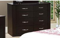 Contemporary Merlot Dresser - Milan