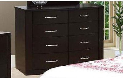 Contemporary Merlot Dresser - Milan