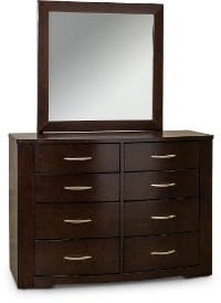 Contemporary Merlot Dresser - Milan-2
