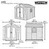 6405 Lifetime 8 ft. x 10 ft. Outdoor Storage Shed-8