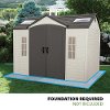 60005 Lifetime 10 ft. x 8 ft. Outdoor Storage Shed-5