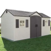 6446 Lifetime 15 ft. x 8 ft. Side-Entry Garden Storage Shed