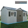 6446 Lifetime 15 ft. x 8 ft. Side-Entry Garden Storage Shed-5