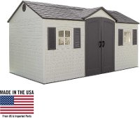 6446 Lifetime 15 ft. x 8 ft. Side-Entry Garden Storage Shed-6