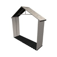 0125 Lifetime 11 ft. x 2.5 ft. Outdoor Storage Shed Extension Kit