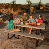 22119 Lifetime 6 Foot Folding Picnic Table Putty-3