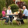 22123 Lifetime 6 Foot Folding Picnic Table Green-2