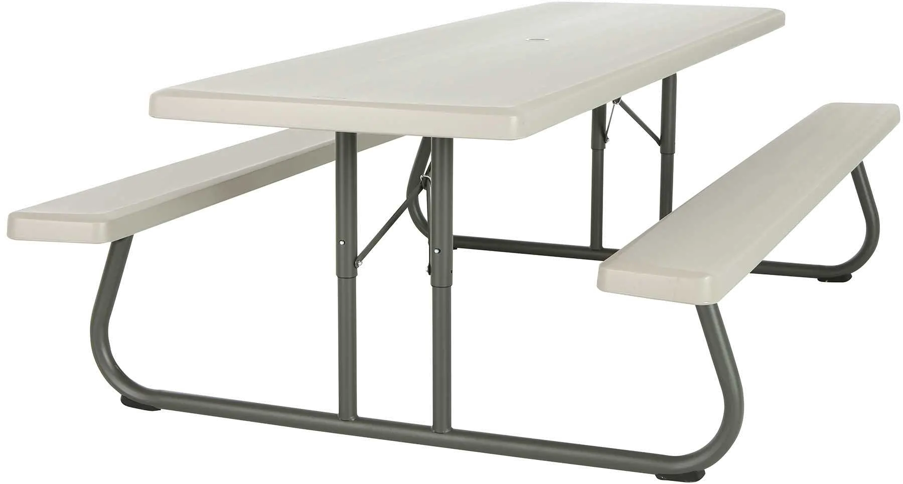 80123 Lifetime 8 Foot Folding Picnic Table Putty-2