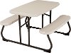 280094 Lifetime 3 Foot Kid's Folding Picnic Table White