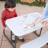 280094 Lifetime 3 Foot Kid's Folding Picnic Table White-3