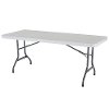 22901 Lifetime 6 Foot Folding Banquet Table White