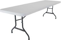22980 Lifetime 8 Foot Folding Banquet Table White-2