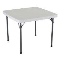22315 Lifetime Products 37 Inch White Card Table