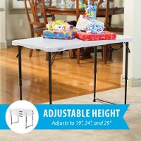 4428 Lifetime 4 Foot Fold-in-Half Adjustable Height Table-3