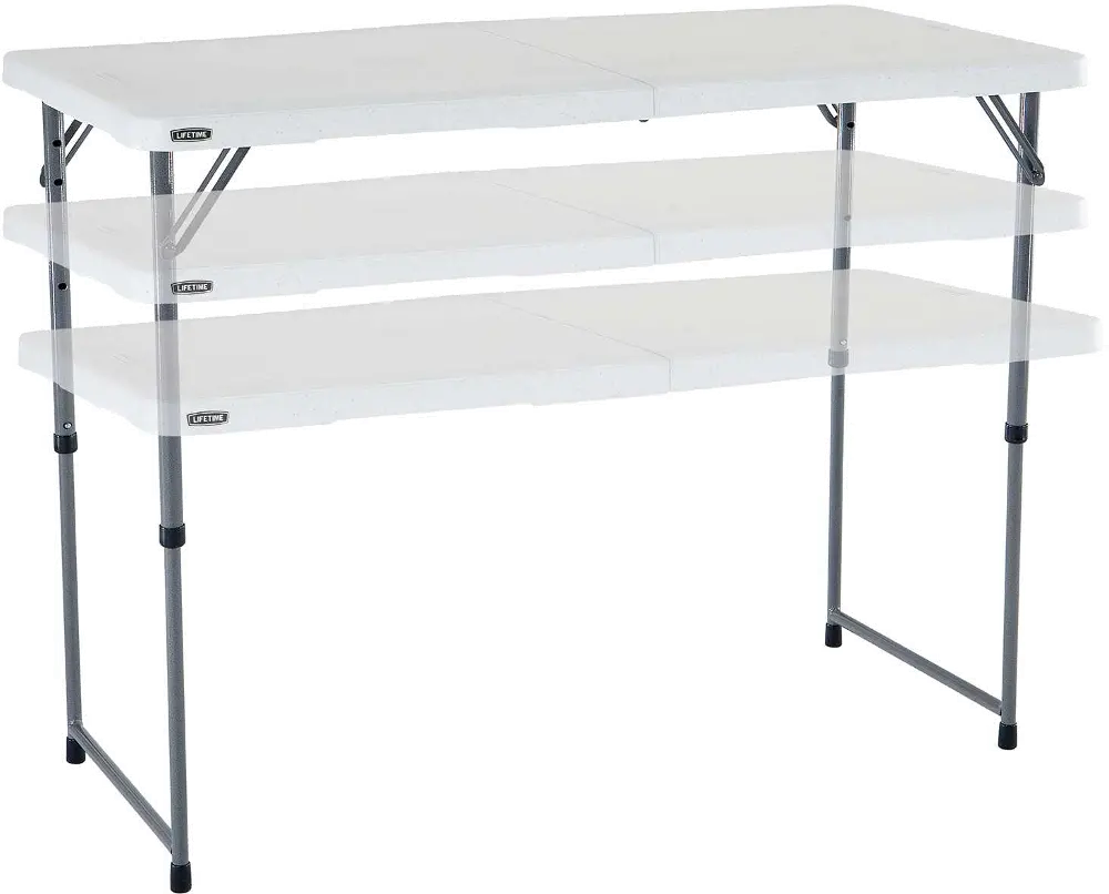 4428 Lifetime Adjustable Height Folding Table-1
