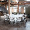 22673 Lifetime 6 Foot Round White Banquet Table-3