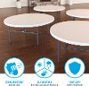 22673 Lifetime 6 Foot Round White Banquet Table-4