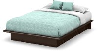 3159234 Chocolate Full Platform Bed (54 Inch) - Step One
