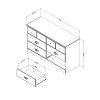 3232027 County Pine 6 Drawer Double Dresser - Prairie-2