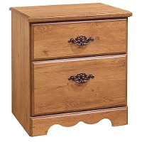 3232060 County Pine 2-Drawer Nightstand - Prairie