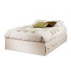 3210211 White Full Size Mates Storage Bed with 3 Drawers (54 Inch) - Summer Breeze