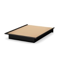 3070234 Black Full Platform Bed (54 Inch) - Step One-2