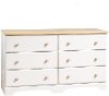 3263027 White 6-Drawer Double Dresser - Summertime