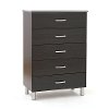 3127035 Black 5-Drawer Chest - Cosmos