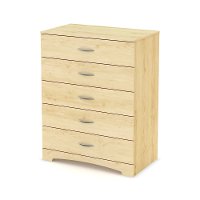 3113035 Natural Maple 5-Drawer Chest - Step One-2