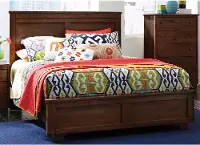 Diego Espresso Brown King Size Bed