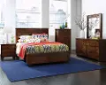 Diego Espresso Brown 4 Piece Full Bedroom Set