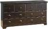 3877010 Mountain Lodge South Shore Triple Dresser
