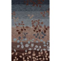 5 x 8 Medium Transitional Blue Rug - Studio