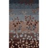 Clearance 5 x 8 Medium Transitional Blue Rug - Studio