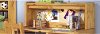 Clearance Cinnamon Pine Small Hutch for Desk - Palomino