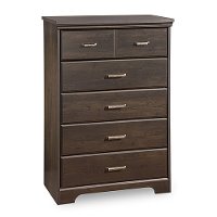 3177035 Ebony Chest of Drawers - Versa