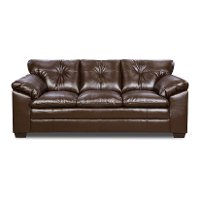 90 Inch Coffee Performance Fabric Sofa