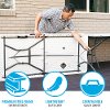 25011 Lifetime 6 Foot Fold in Half Folding Table-5