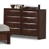Emily Tobacco Brown Contemporary Dresser