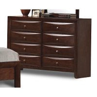 Emily Tobacco Brown Contemporary Dresser