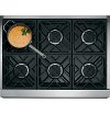 ZGU366NPSS GE Monogram 36 Inch Professional Gas Rangetop with 6 Burners (Natural Gas)-2