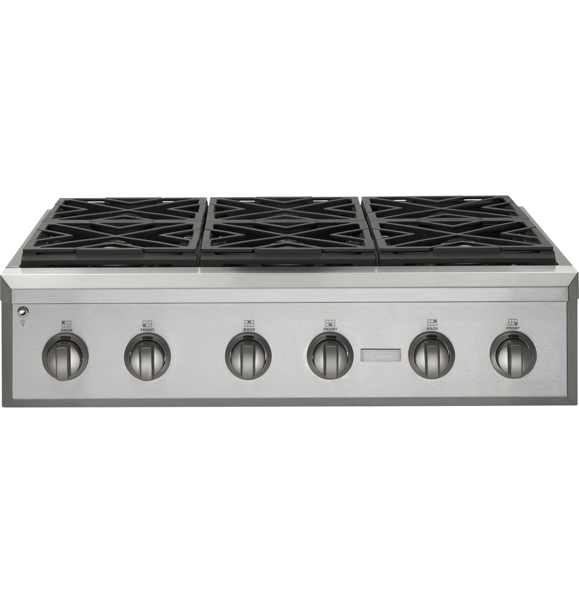 ZGU366NPSS Monogram 36 Inch Professional Gas Rangetop with 6 Burners (Natural Gas)-1