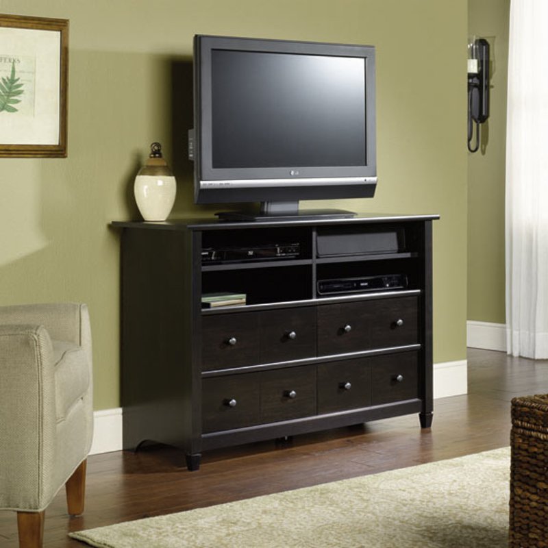 45 Inch Highboy Black TV Stand - Edge Water | RC Willey ...