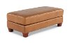 Camel Brown Leather Storage Ottoman - Sierra-2