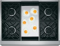ZGU364NDPSS Monogram 36 Inch Professional Gas Rangetop with 4 Burners and Griddle (Natural Gas)-2