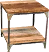 Manchester Rustic Light Brown End Table