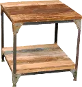 Manchester Rustic Light Brown End Table