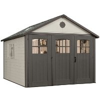 60187 Lifetime Products 11' x 11' Carriage Door Shed