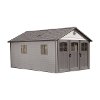 60025 Lifetime Products 11' x 18.5' Carriage Door Garage Shed-3