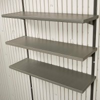 0130 Lifetime Products 3 Piece 30 Inch Shelf Kit for 8 ft. Sheds